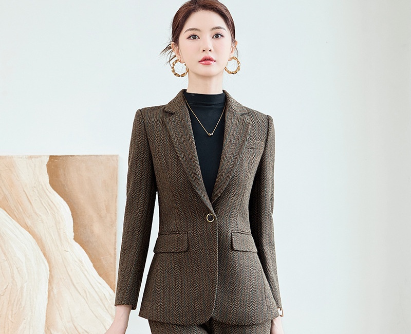 Long sleeve autumn business suit profession overalls coat