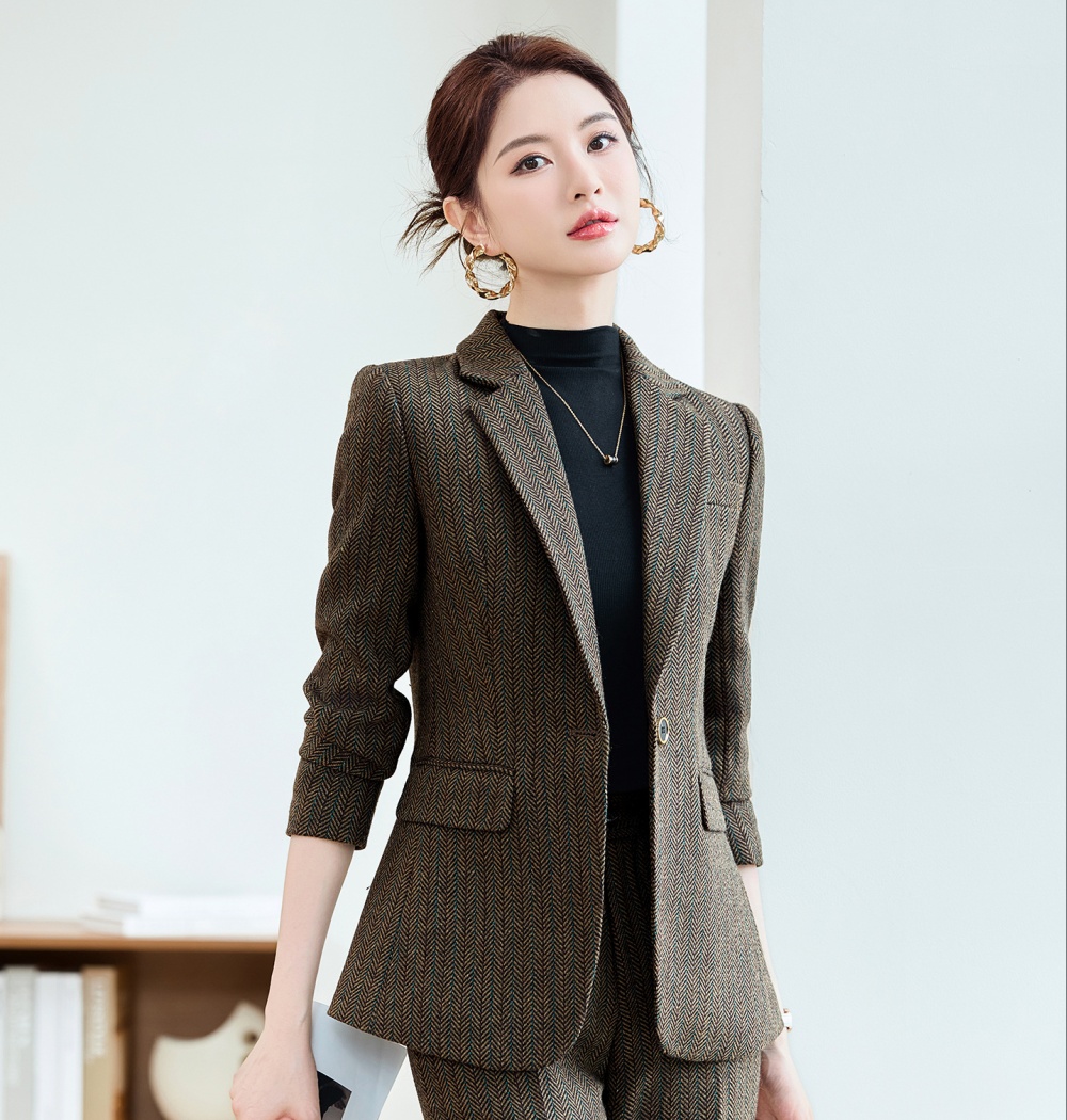 Long sleeve autumn business suit profession overalls coat