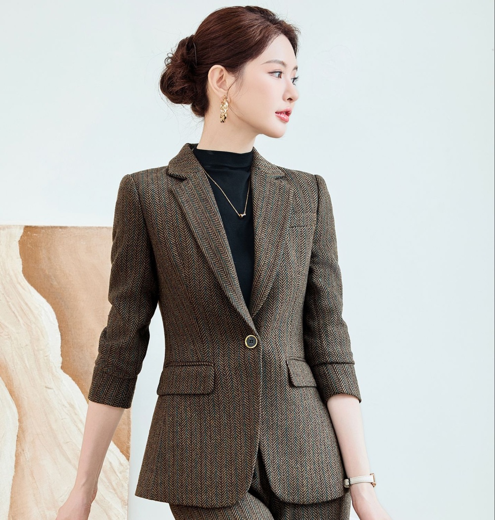 Long sleeve autumn business suit profession overalls coat