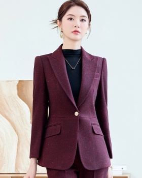 Overalls long sleeve coat autumn business suit for women