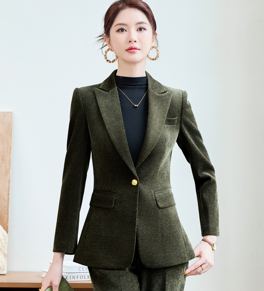 Long sleeve overalls coat profession business suit