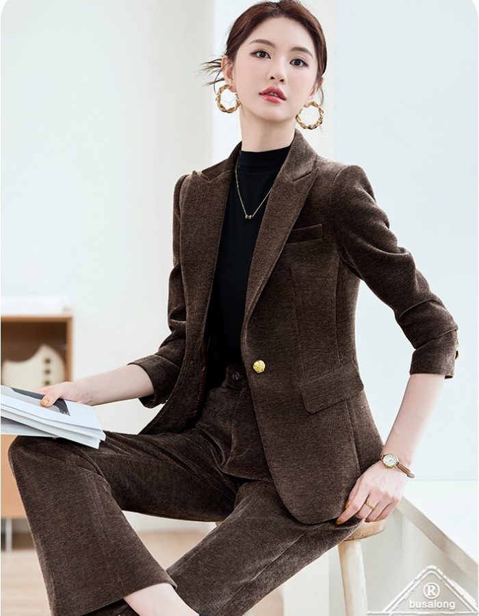 Overalls profession coat autumn suit pants 2pcs set