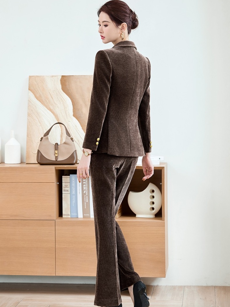 Overalls profession coat autumn suit pants 2pcs set
