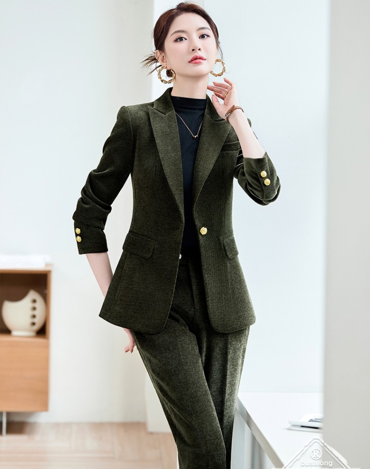 Overalls profession coat autumn suit pants 2pcs set