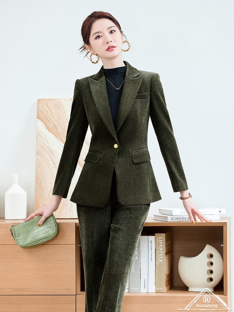 Overalls profession coat autumn suit pants 2pcs set
