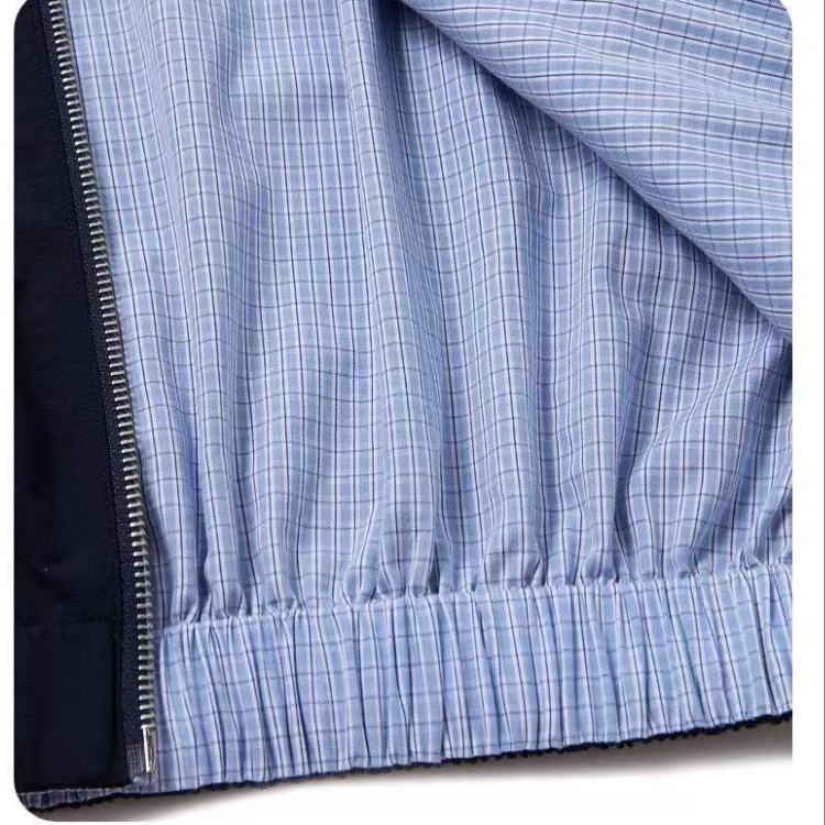 Loose American style lapel windbreaker plaid couples retro tops