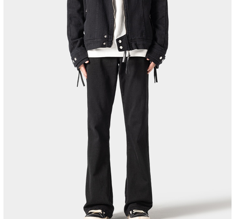 Autumn and winter micro speaker retro straight pants jeans