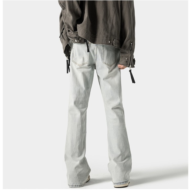 Autumn and winter micro speaker retro straight pants jeans