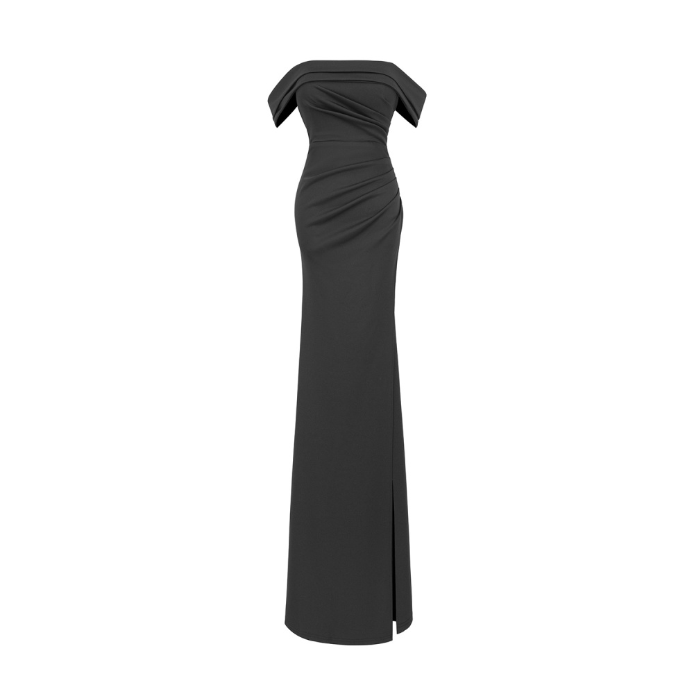 Sexy temperament formal dress split dress
