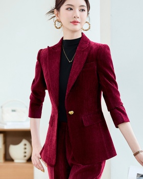 Long sleeve coat autumn business suit for women