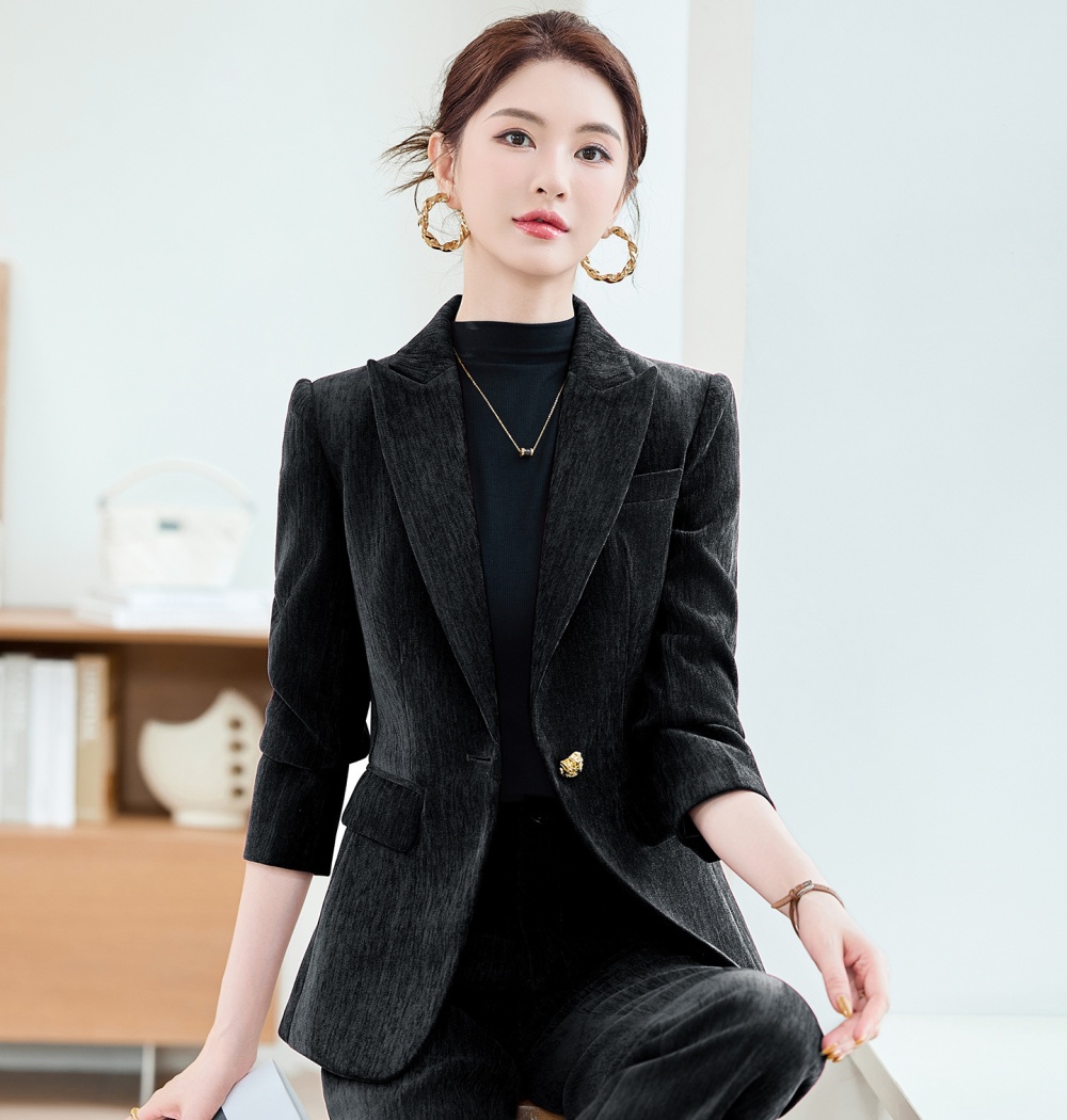 Long sleeve coat autumn business suit for women