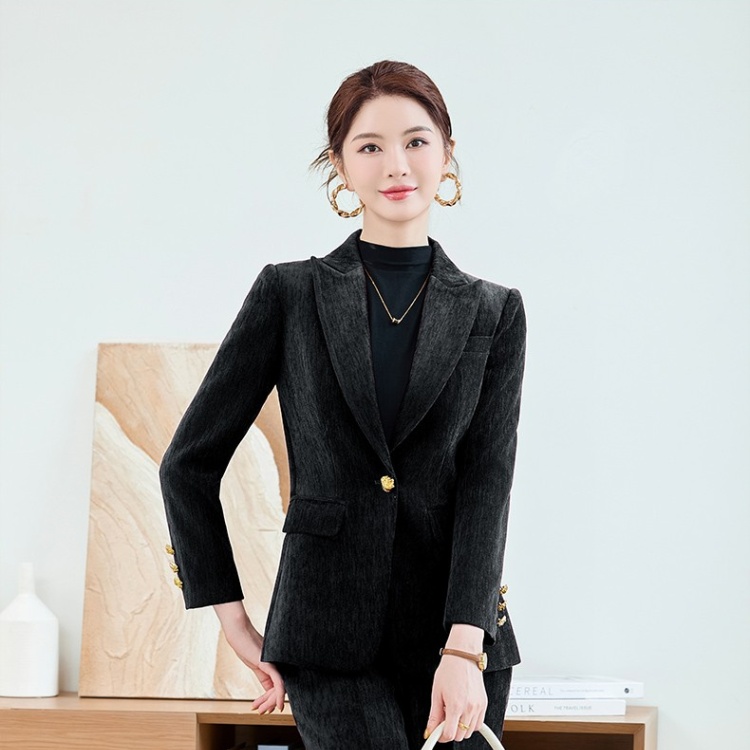 Long sleeve coat autumn business suit for women
