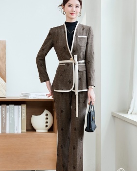 Autumn suit pants business suit 2pcs set for women