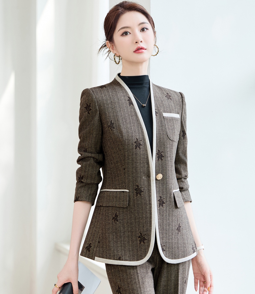 Autumn suit pants business suit 2pcs set for women