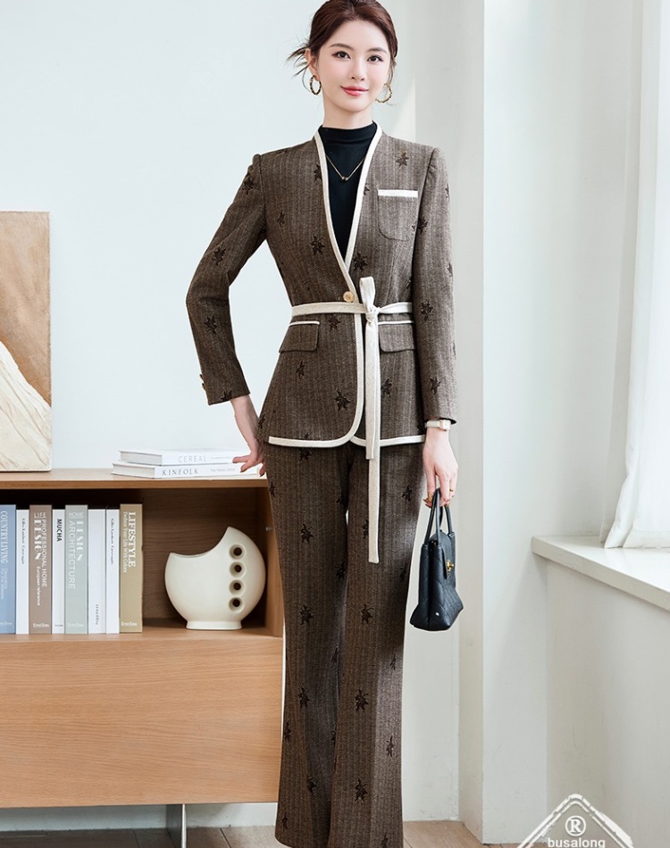 Autumn suit pants business suit 2pcs set for women