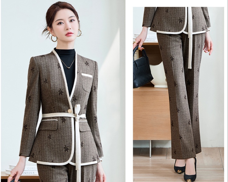 Autumn suit pants business suit 2pcs set for women