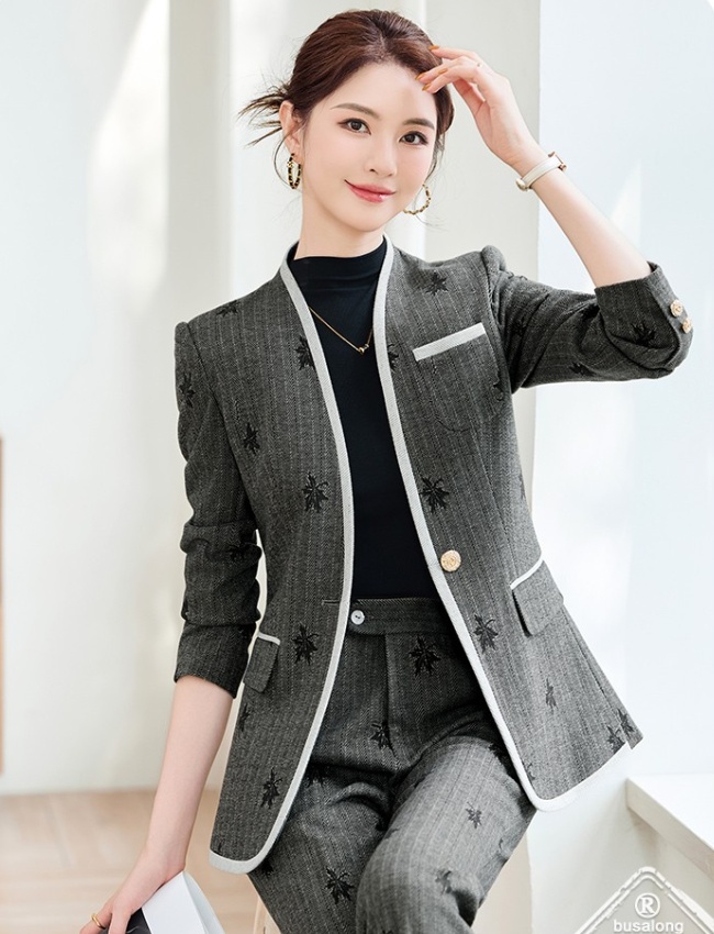 Autumn suit pants business suit 2pcs set for women
