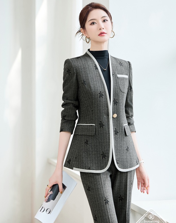 Autumn suit pants business suit 2pcs set for women