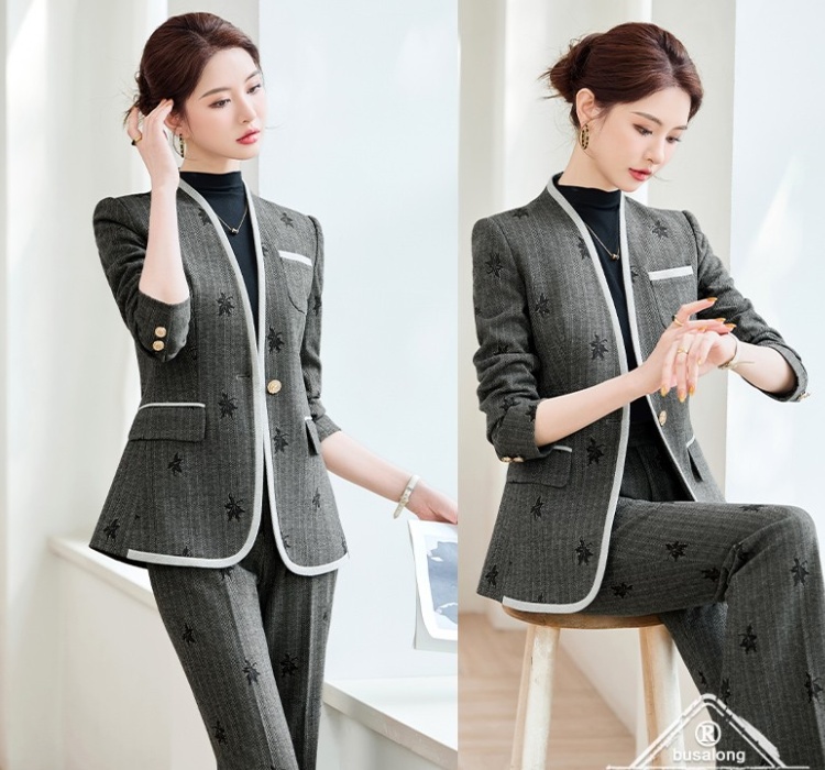 Autumn suit pants business suit 2pcs set for women