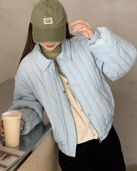 Winter Korean style coat lapel loose cotton coat