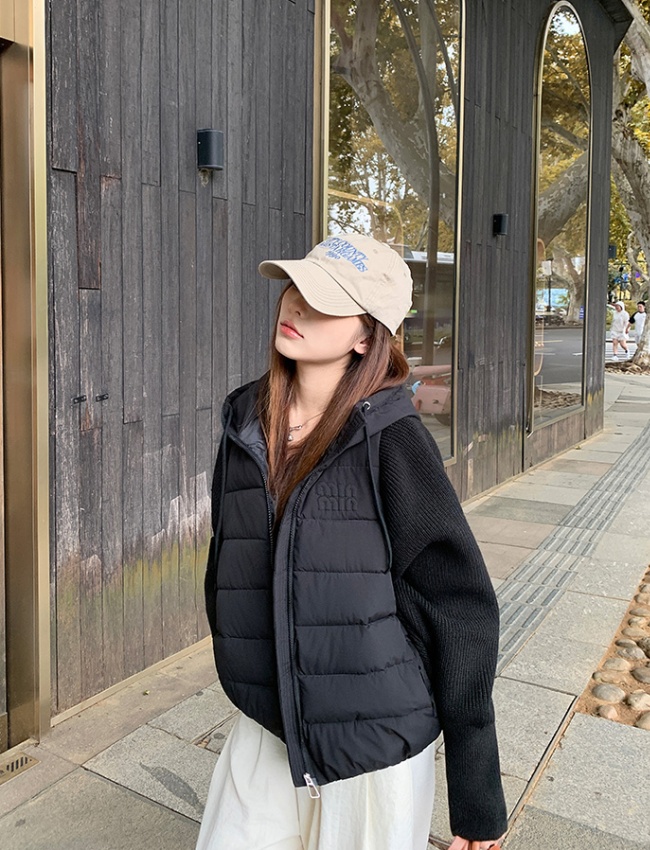 All-match light coat winter short cotton coat for women