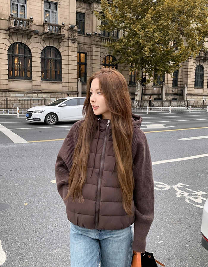 All-match light coat winter short cotton coat for women