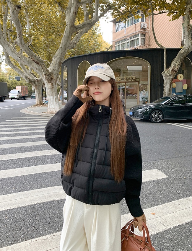 All-match light coat winter short cotton coat for women