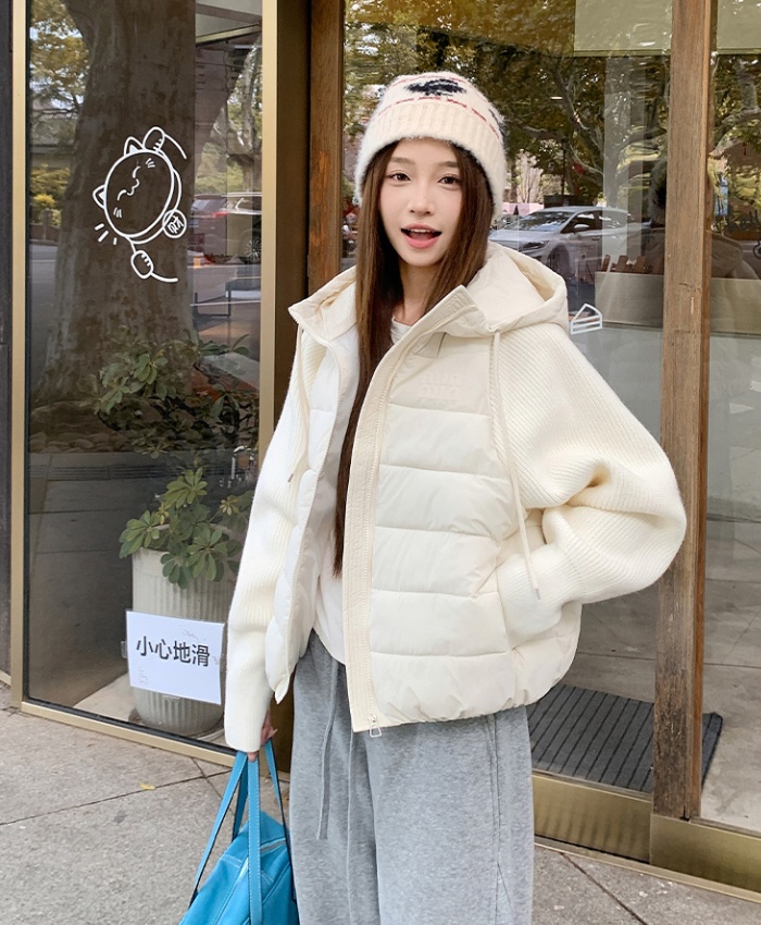 All-match light coat winter short cotton coat for women