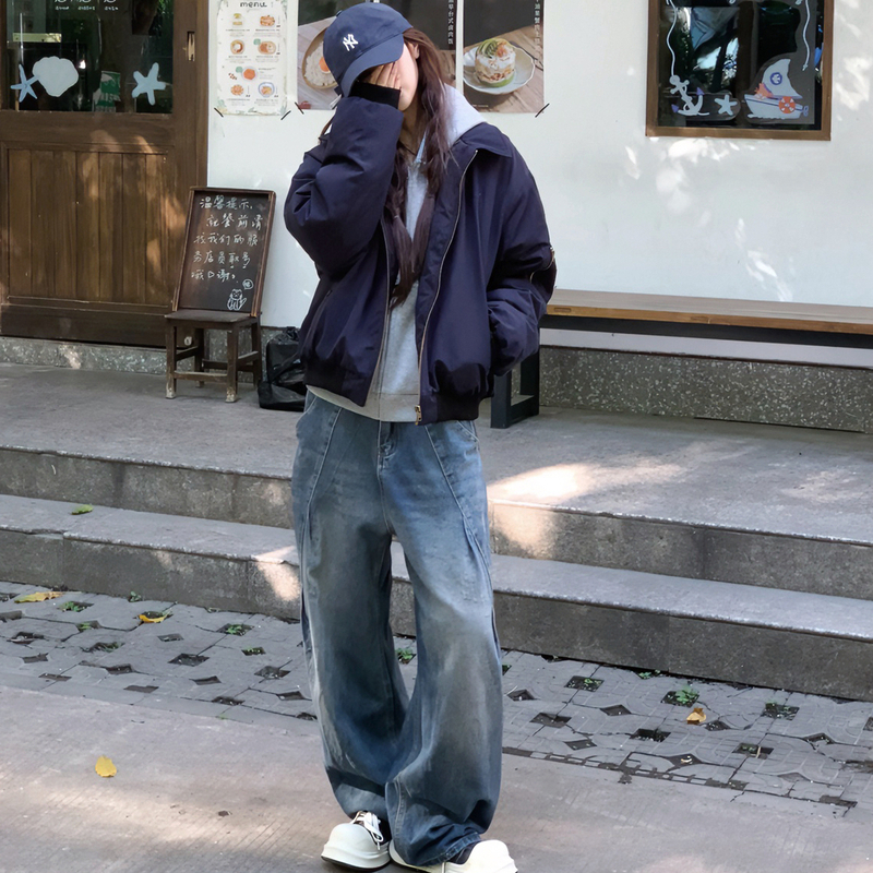 Autumn and winter clip cotton cotton coat couples jacket