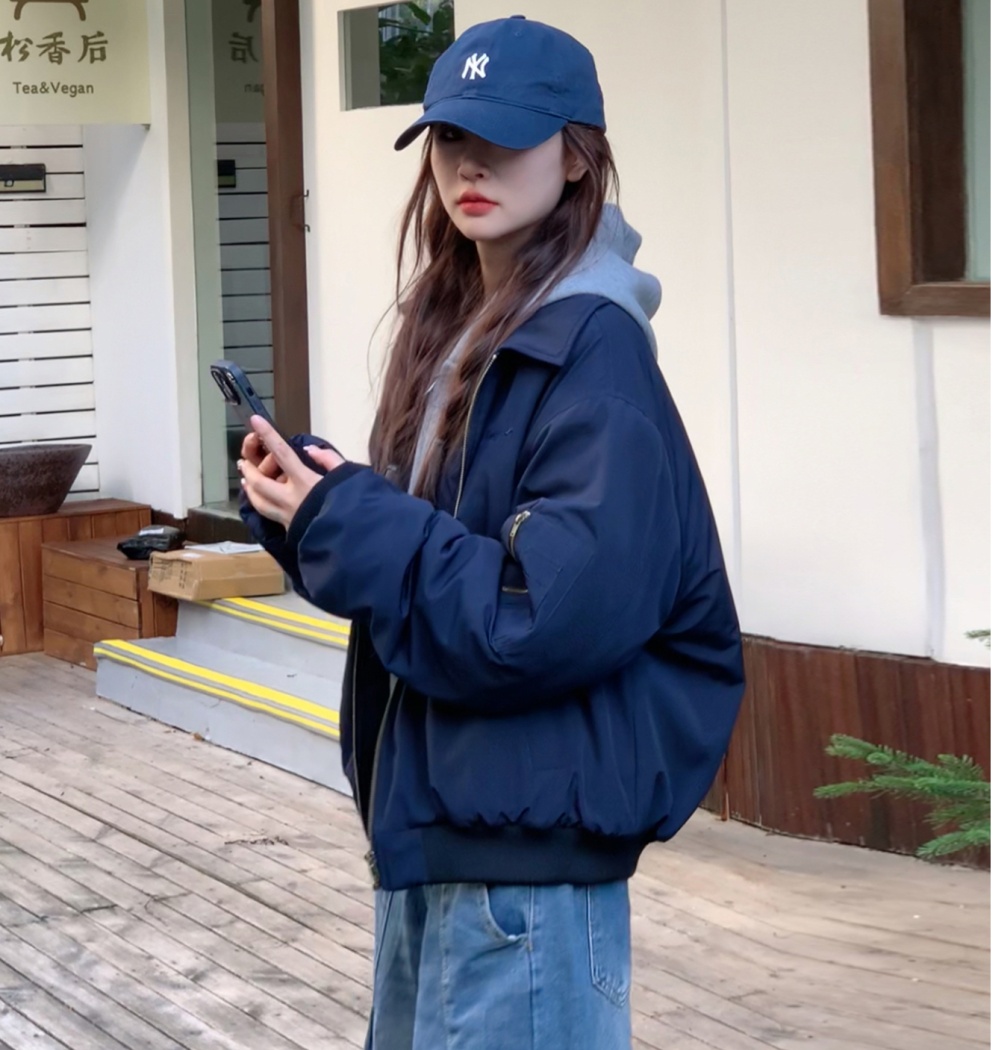 Autumn and winter clip cotton cotton coat couples jacket