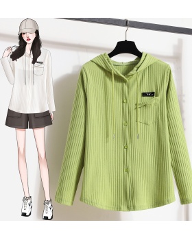 All-match slim unique T-shirt large yard Western style tops