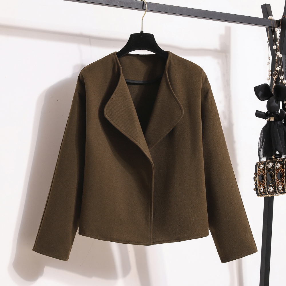 Chanelstyle woolen coat business suit 3pcs set