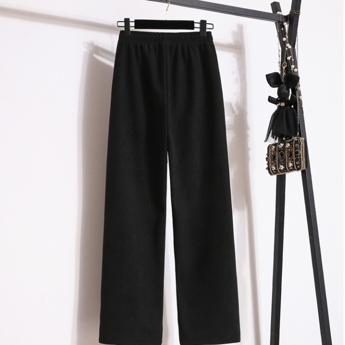 Loose slim high waist wide leg pants for women