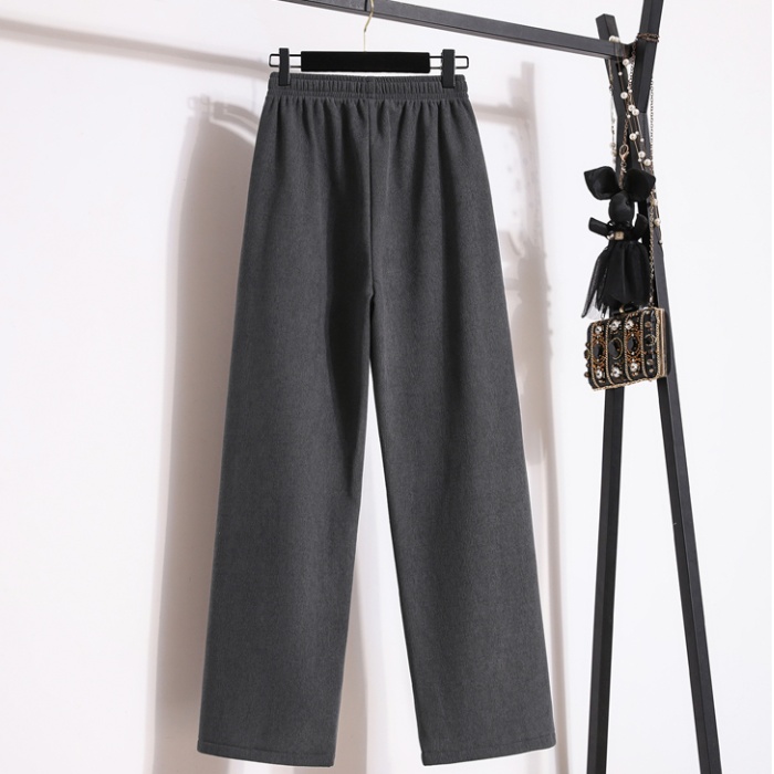 Loose slim high waist wide leg pants for women