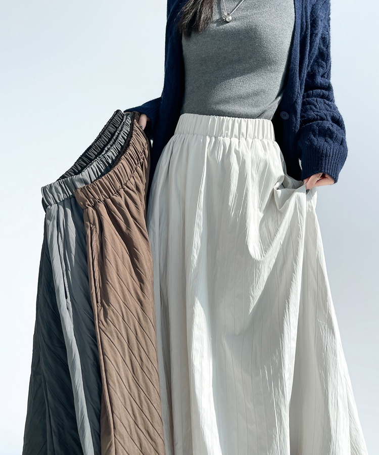 High waist bud puff skirt autumn skirt for women