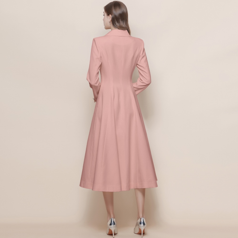 Retro temperament windbreaker France style dress