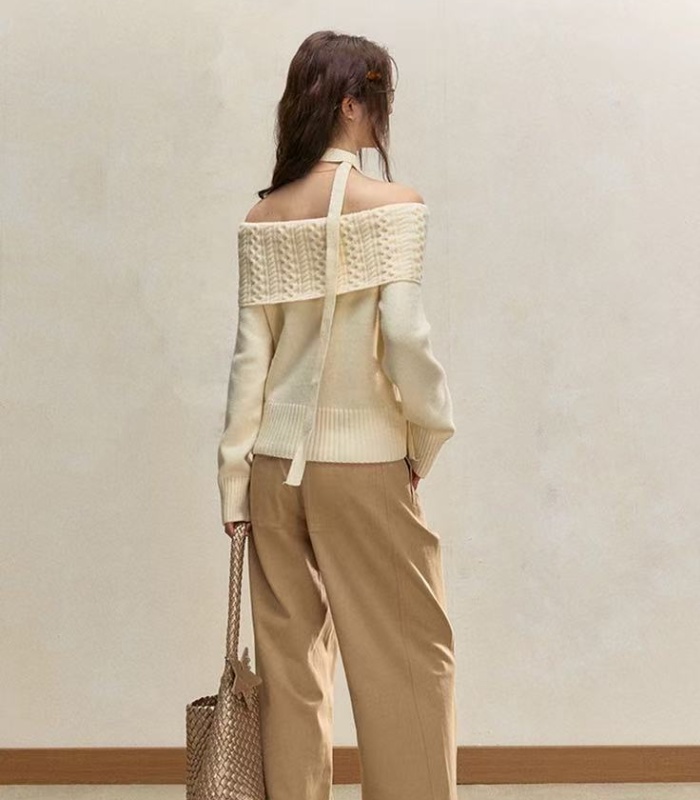 Korean style autumn tops all-match sweater for women