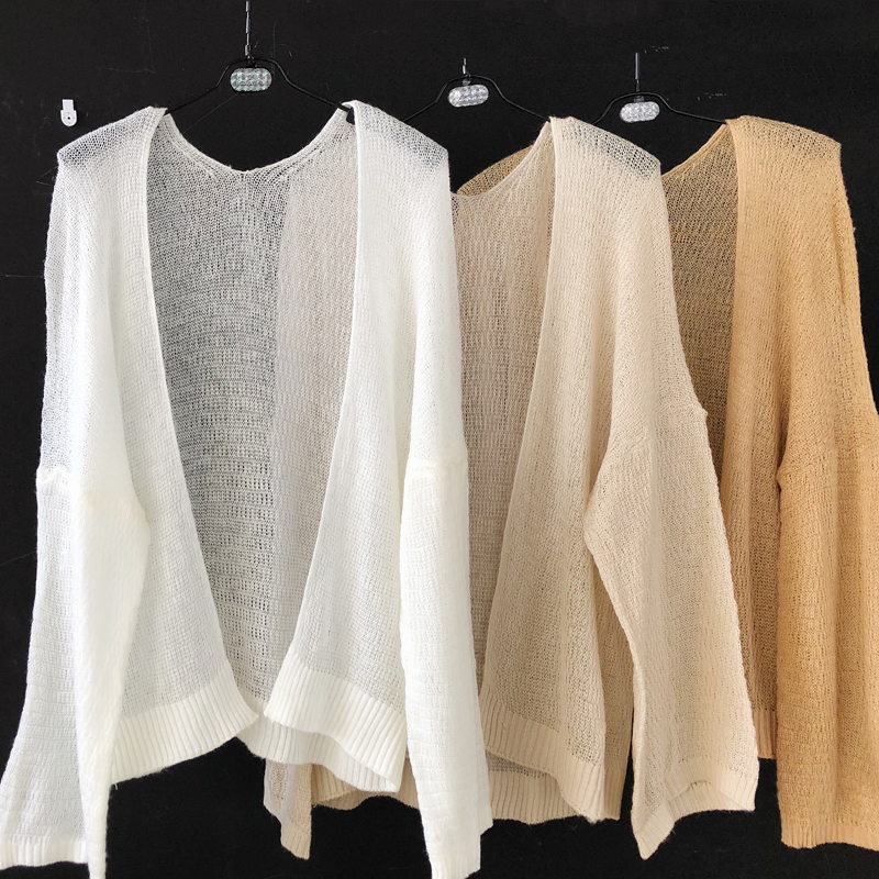 All-match spring and autumn sun shirt slim retro cardigan