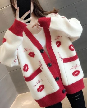 Spring autumn coat loose autumn and winter sweater