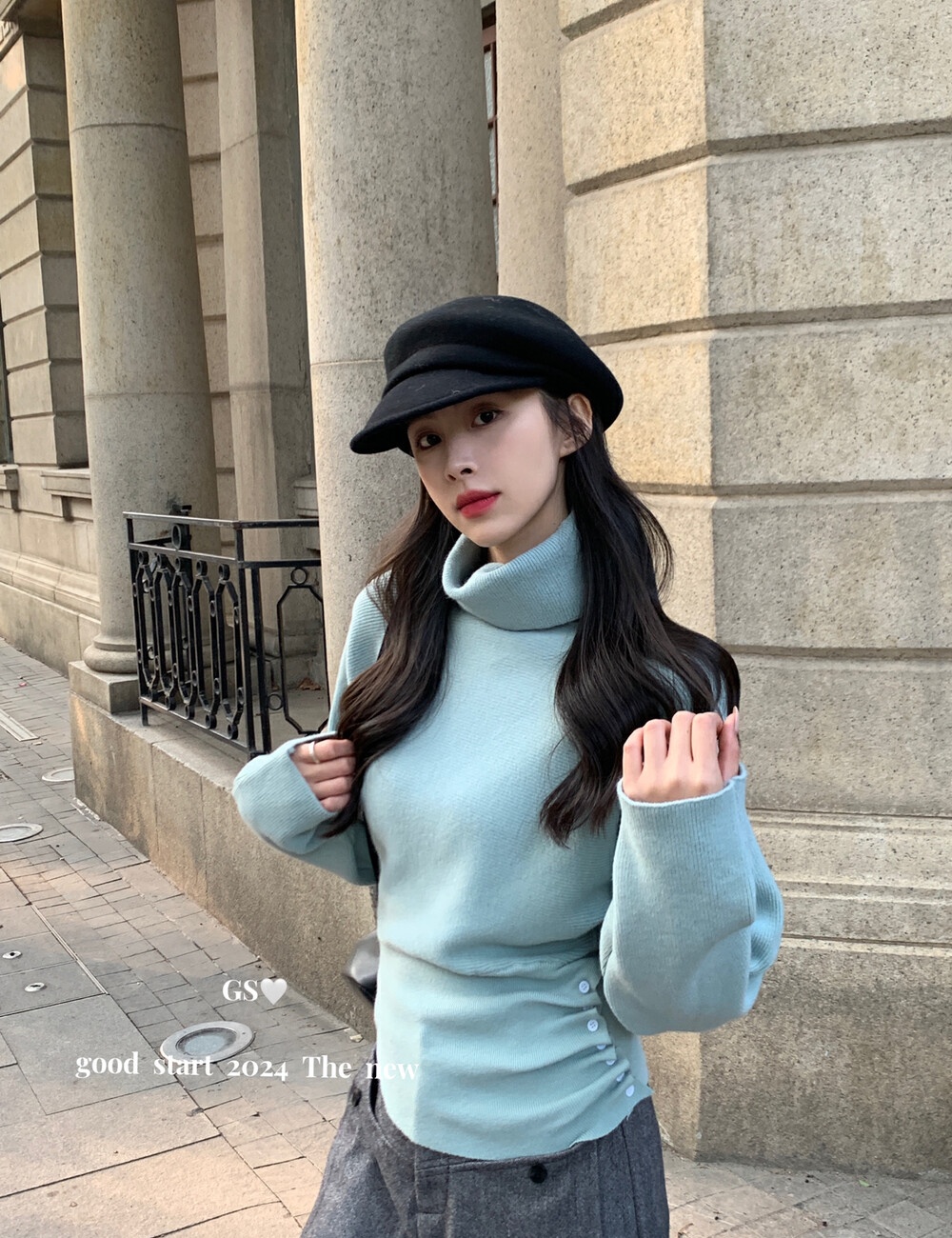 Slim autumn and winter sweater winter tops for women