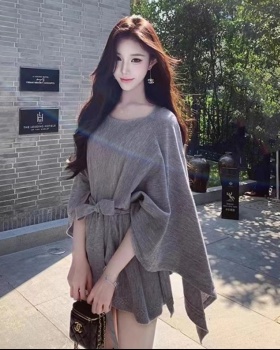 Flat shoulder bottoming shirt autumn and winter tops for women