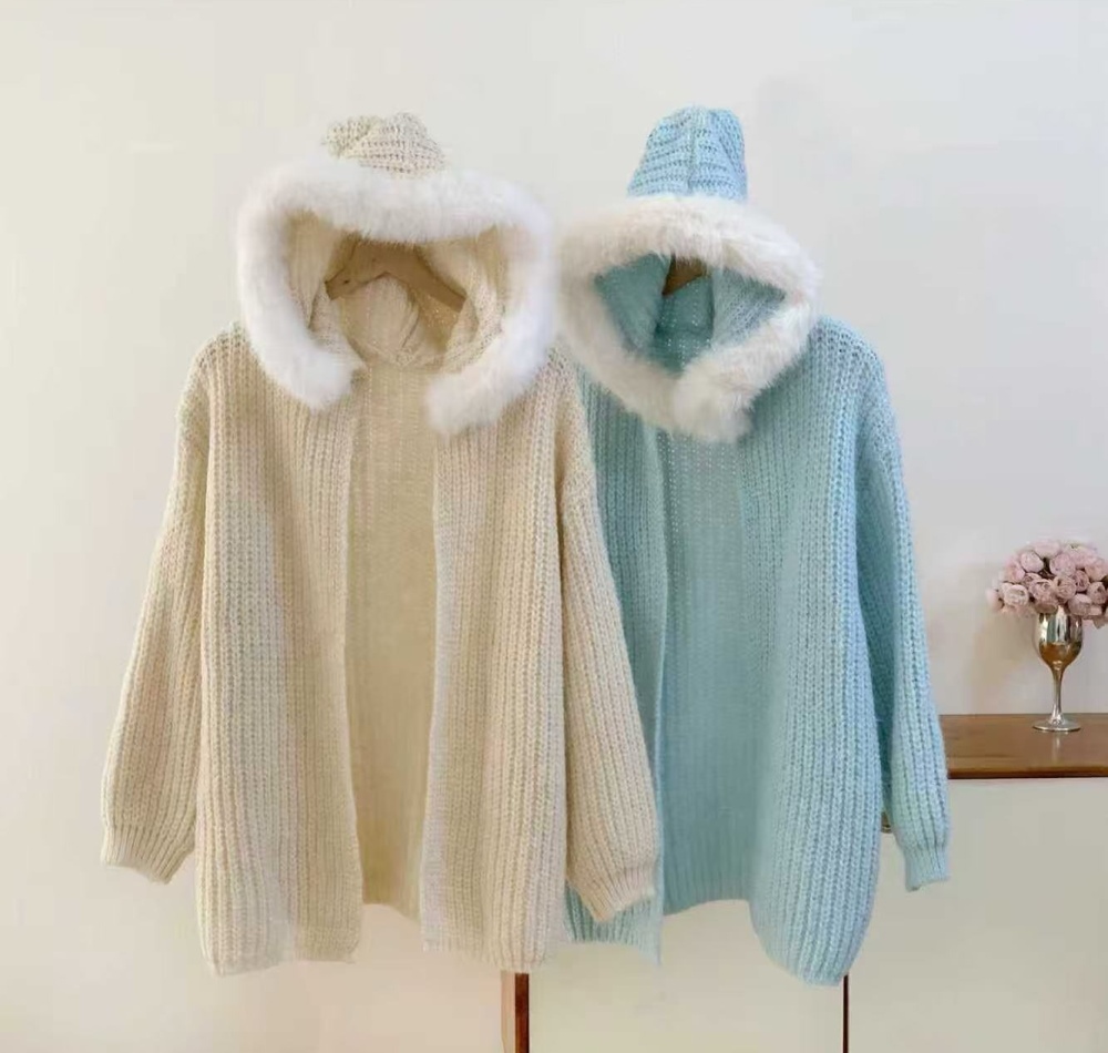 Autumn and winter sweater coat for women