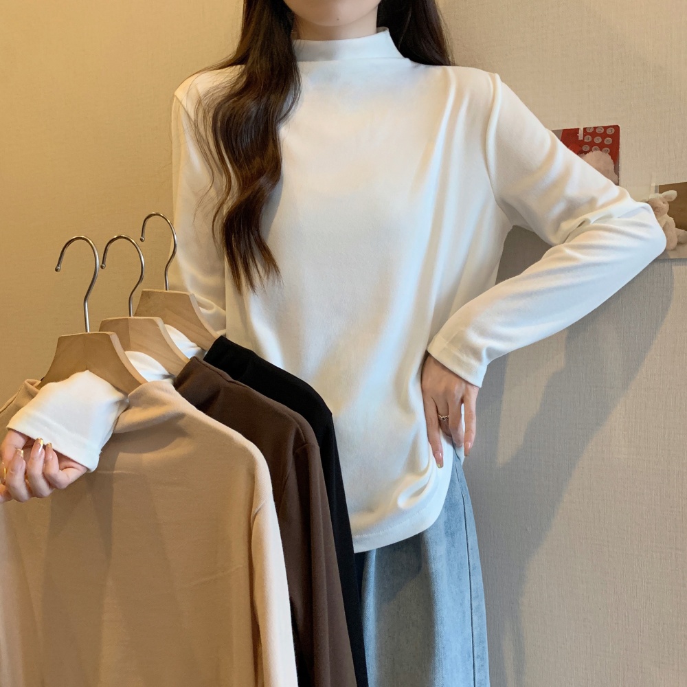 Slim sweater bottoming shirt for women