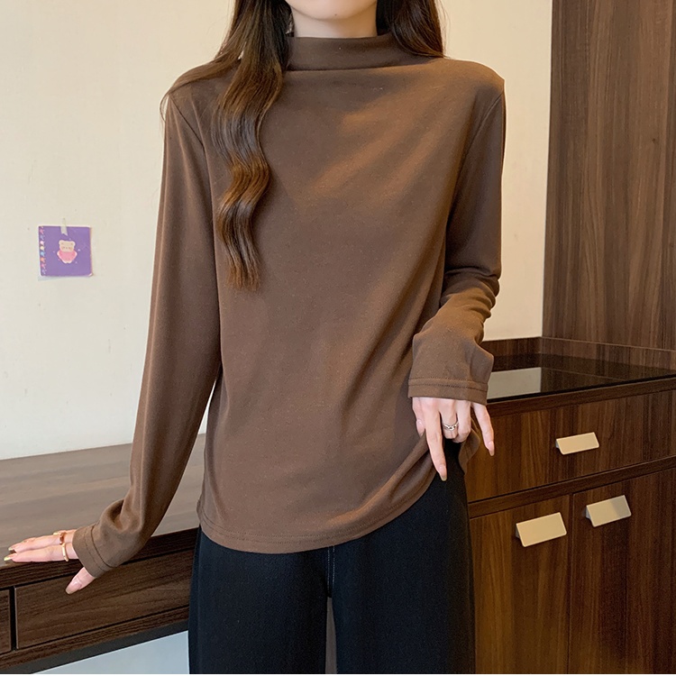 Slim sweater bottoming shirt for women