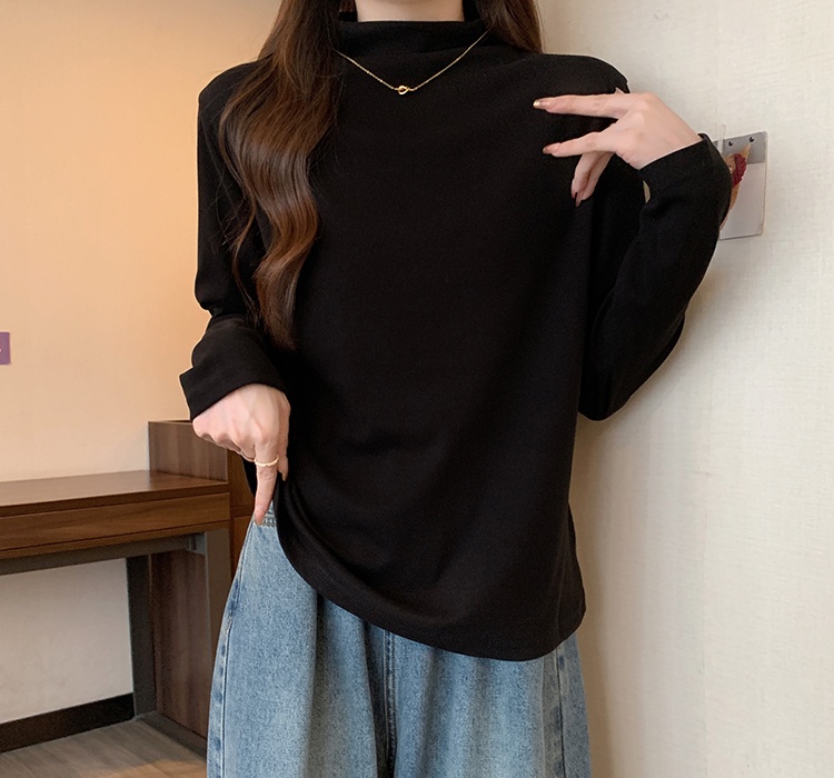 Slim sweater bottoming shirt for women
