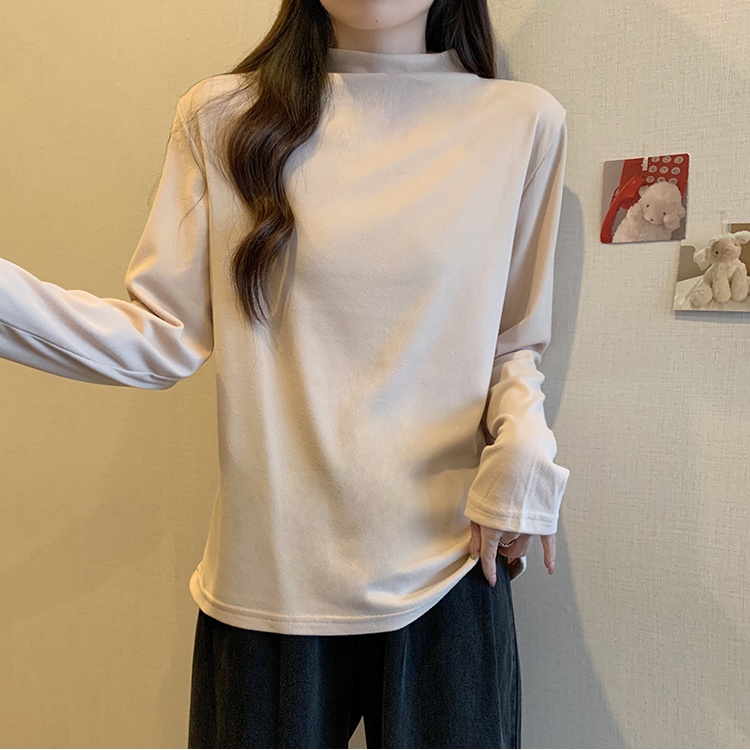 Slim sweater bottoming shirt for women