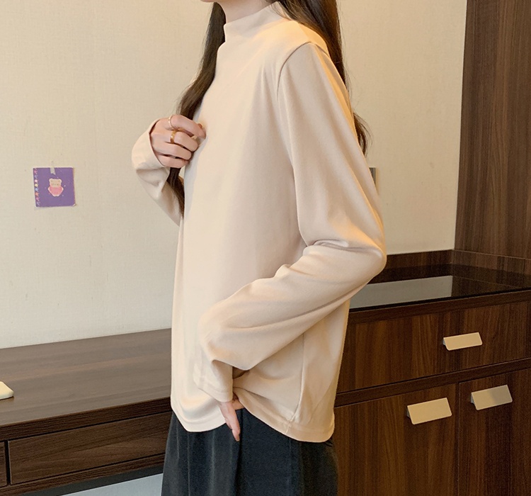 Slim sweater bottoming shirt for women