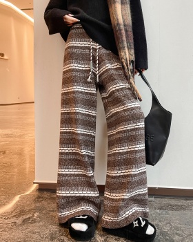 Lazy straight pants Casual wide leg pants for women