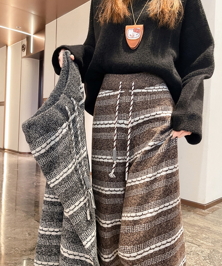 Lazy straight pants Casual wide leg pants for women