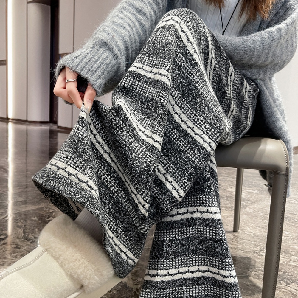 Lazy straight pants Casual wide leg pants for women